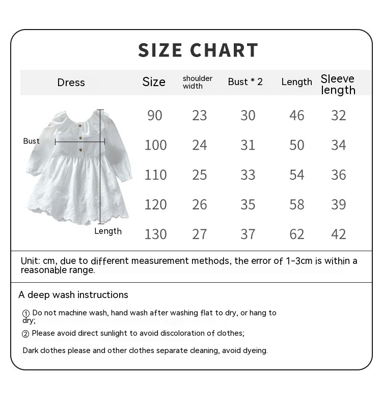 Abito a maniche lunghe da ragazza Primavera e autunno 2021 Nuova edizione coreana Principessa della moda per bambini bianca alla moda per bambini_voghion.com