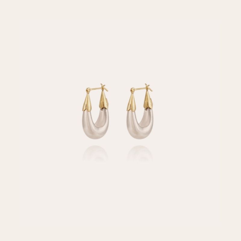 Women's Jewelry U-Shaped Ear Clips - Geometric Minimalist Fashion Earrings In Gold Tone, Lightweight & Comfortable For Daily Wear_voghion.com