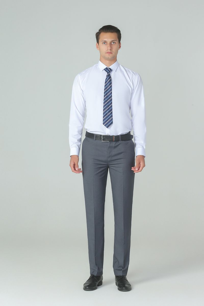Camicia bianca da uomo Advanced Sense Of Fashion Business Abbigliamento formale_voghion.com
