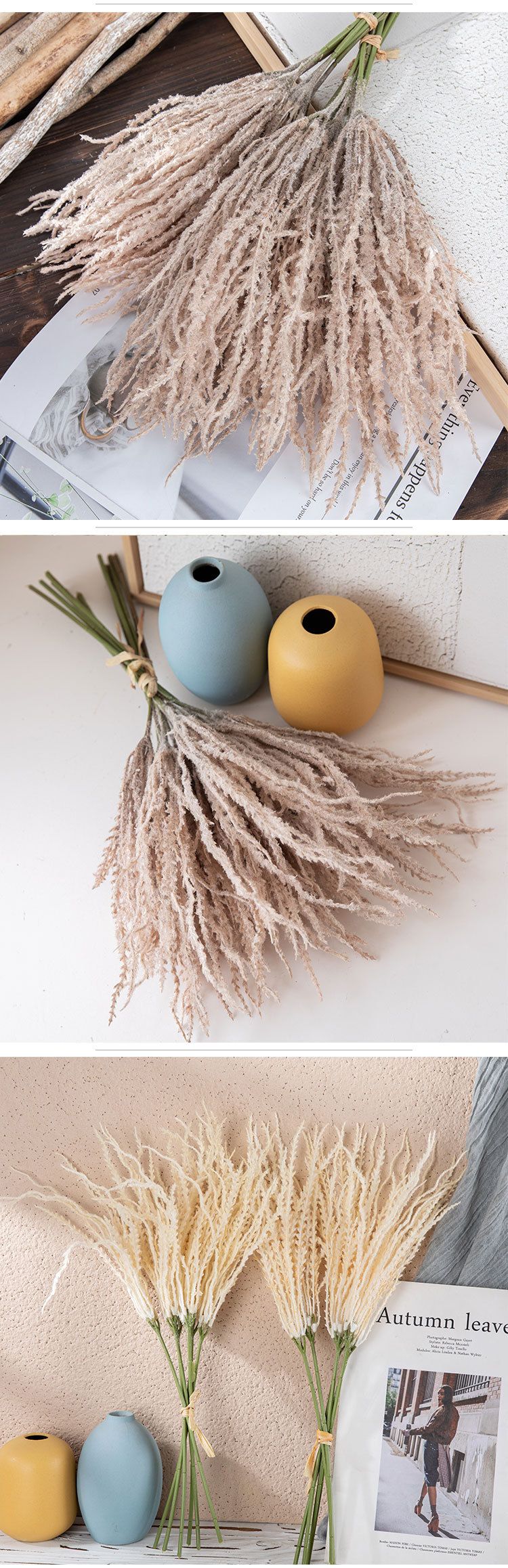 Fiori artificiali, piante di trifoglio, mazzi di fiori, decorazioni per la casa_voghion.com