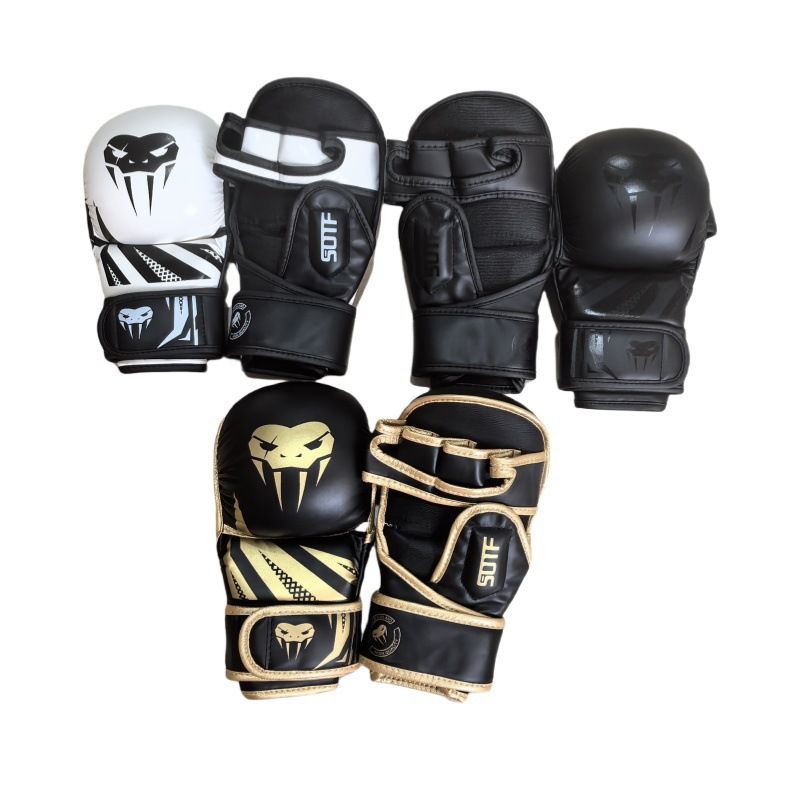 Guanti da boxe a mezze dita, guanti da boxe da combattimento, guanti da boxe Bread, guanti da combattimento Sanda_voghion.com