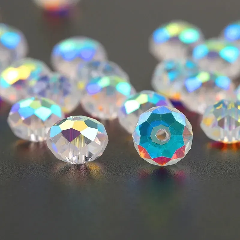 180-250 pezzi 4/6/8/10 mm AB colore cristallo per kit di forniture per la creazione di gioielli braccialetti fai da te gioielli perline set di filo elastico_voghion.com