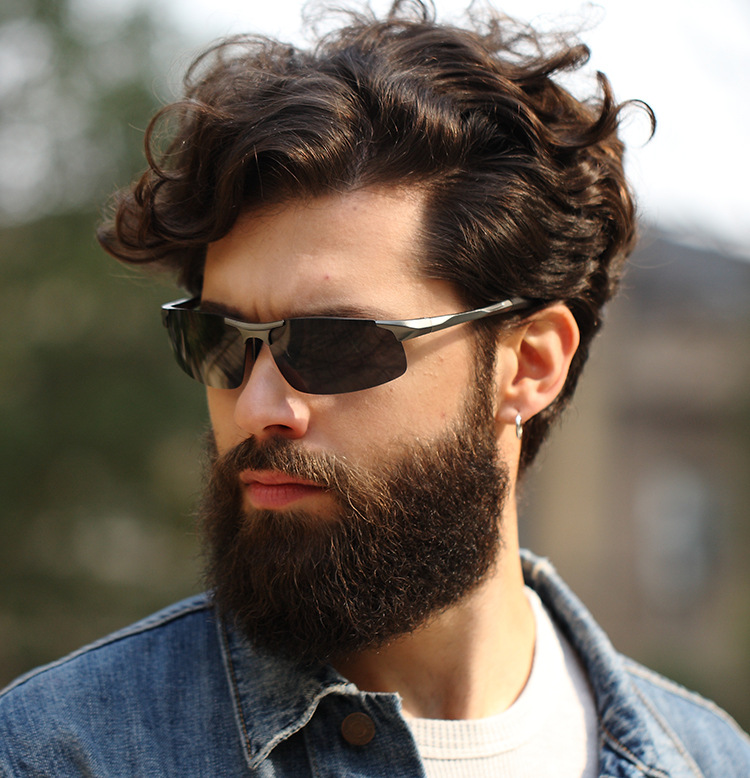 Klassische Retro-Sonnenbrille für Herren mit Farbwechsel und Nachtsicht aus Aluminium und Magnesium beim Fahren, Reiten, Schießen auf der Straße, polarisiert_voghion.com