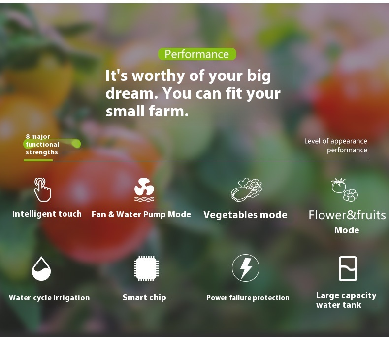 Mașină inteligentă de plantare hidroponică, complet automată, pentru uz casnic, mașină de plantare a legumelor, cultivare fără sol, plantare de legume în interior_voghion.com