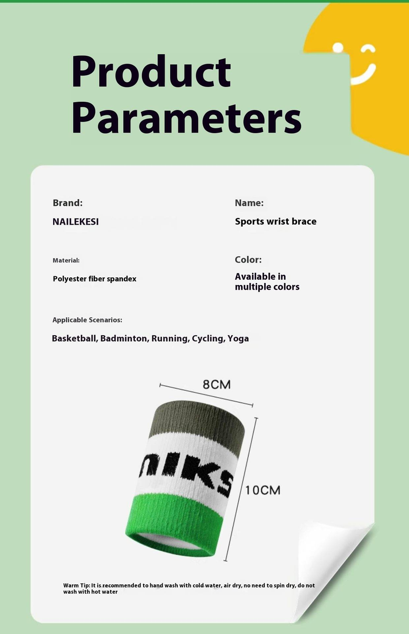 Polsiere sportive - Supporto per il polso traspirante e traspirante per badminton, tennis, corsa, palestra e basket (unisex, vari colori)_voghion.com
