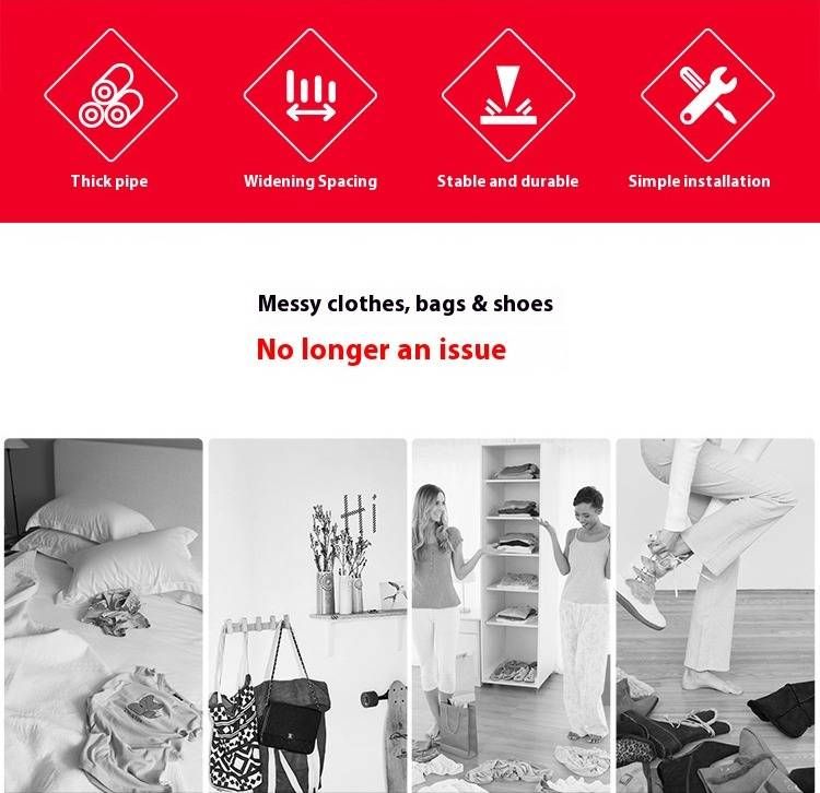 Robuuste, verstelbare kledingrek - Droogrek voor binnen en buiten met versterkt frame (multifunctioneel, ruimtebesparend, stevig)_voghion.com