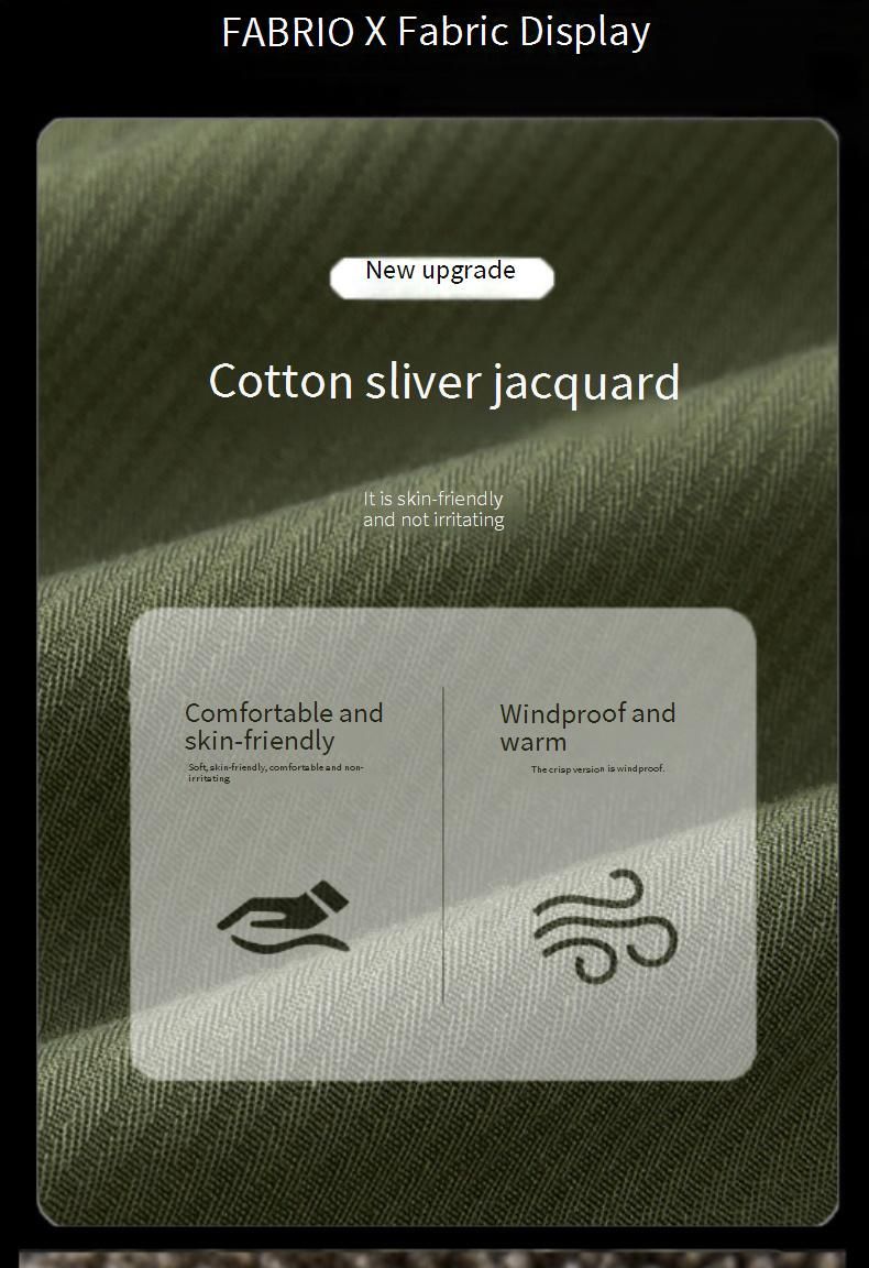 Giacca invernale da uomo foderata in pile – Rivestimento in cotone pesante con interno in sherpa (M-4XL, Nero/Verde militare/Cachi)_voghion.com