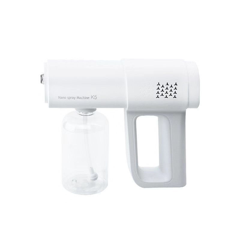 K5p Alcohol Spray Gun Blue Light Nano Electric Household Air Sterilization Express Atomizer Disinfection Machine_voghion.com