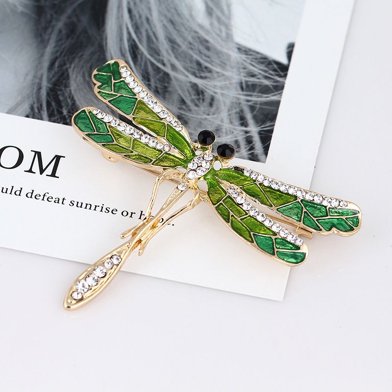 Spilla artistica alla moda con libellula, spilla da giacca da donna, cardigan, maglione, cappotto, accessori, semplice, temperamento, corpetto_voghion.com