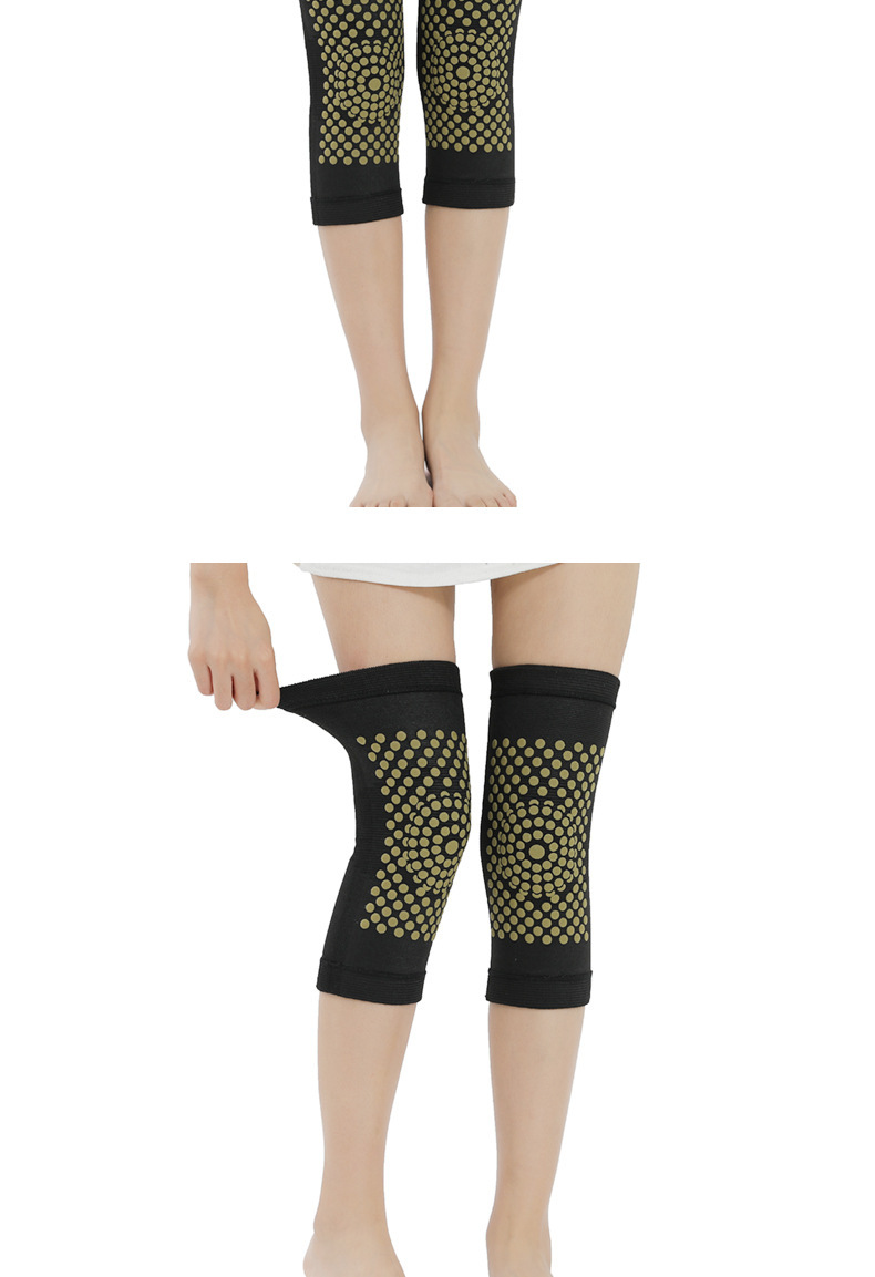 1 Pair Self-Heating Support Pad For Arthritis Joint Pain Relief Injury Recovery Belt Knee Massager Leg_voghion.com