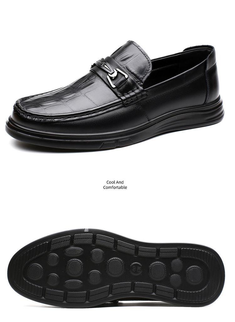 Lederschuhe Herren Loafer Schuhe Hochwertige Slip-On Loafer Bequeme weiche Fahrschuhe Herrenschuhe_voghion.com