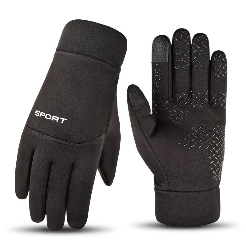 Outdoor Warm Herbst Winter Radfahren Sport Winddicht Wasserdicht Volle Finger Skifahren Kältebeständig Anti Slip Touchscreen_voghion.com