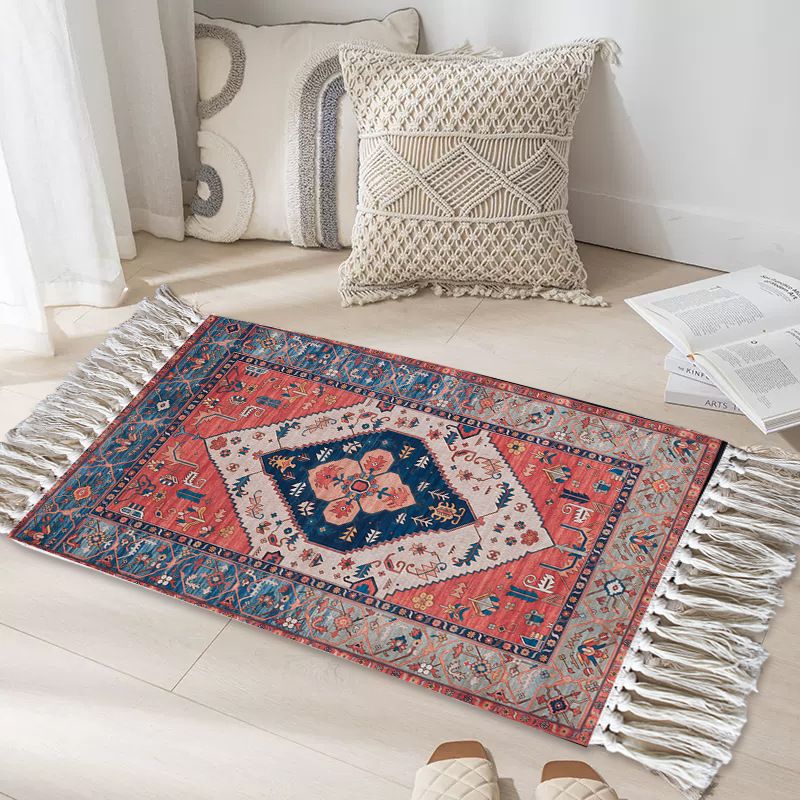 Retro Perzisch geweven kwasttapijt B&B kamerdecoratie Polyester katoenen wandtapijt Klassiek hoogwaardig tapijt Groothandel_voghion.com