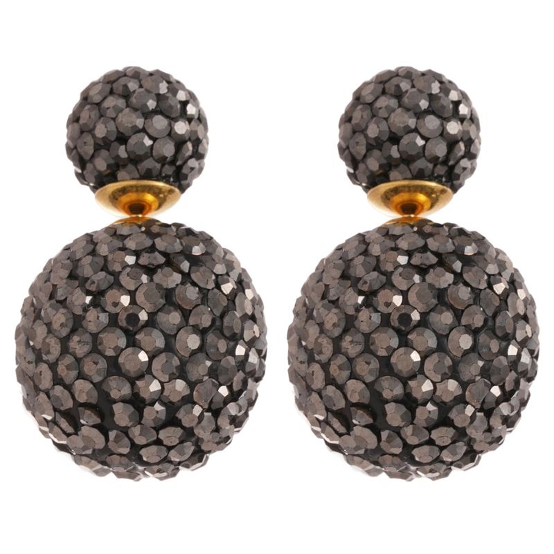 Agulha de prata super brilhante com diamantes incrustados geométricos redondos multiuso fashion versátil leve luxo de alta qualidade_voghion.com