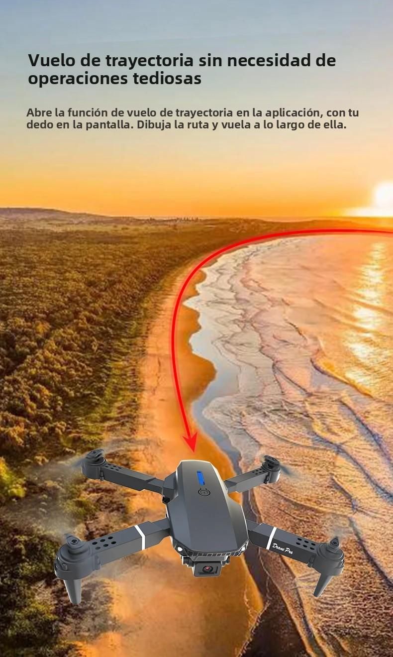 Drone professionale E88 Pro con telecamera HD 8K pieghevole e controllo FPV WiFi, elicottero RC per bambini con mantenimento dell'altitudine_voghion.com