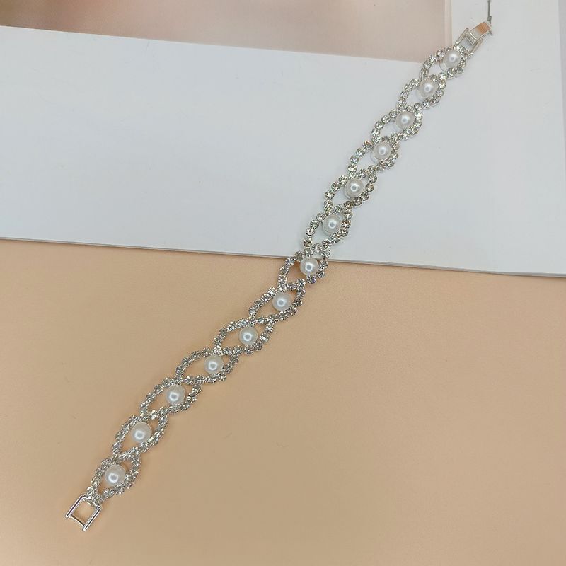 Set di gioielli di perle da 3 pezzi: collana, orecchini e bracciale, accessori da donna eleganti e versatili_voghion.com