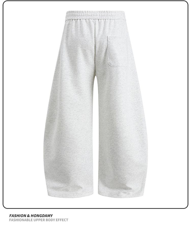 Men’s Casual Drawstring Jogger Pants – Relaxed Fit, Straight Leg, Cotton Blend (M-4XL, Black/Grey/Heather Grey, Everyday & Streetwear Essential)_voghion.com