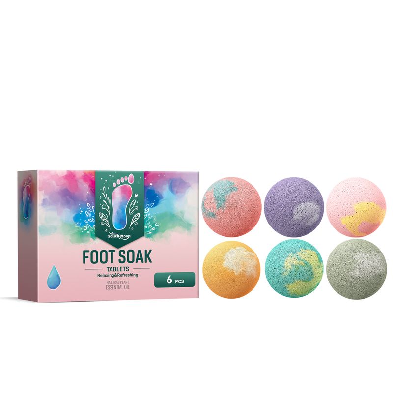 South Moon Aromatherapy Peeling Cleansing Moisturizing Care Heel Foot Bath Ball_voghion.com