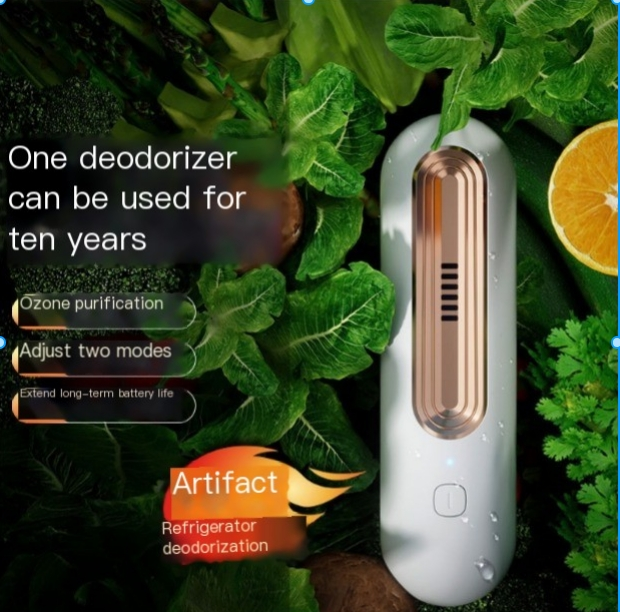 Kylskåpsdeodorant, Ozon Deodorizer, Luktborttagning, Luftrening, Konservering, Sterilisering, Deodorizer, Deodorizer_voghion.com