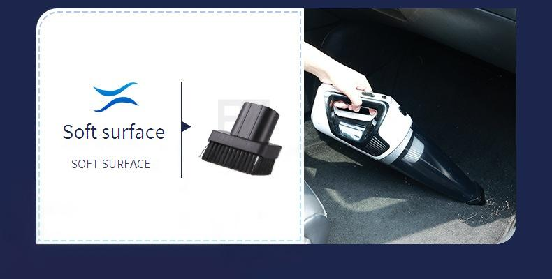 Powerful Cordless Handheld Vacuum Cleaner For Home & Car - 8000Pa Strong Suction, Rechargeable, Compact & Portable With LED Light, Dry/Wet Use_voghion.com