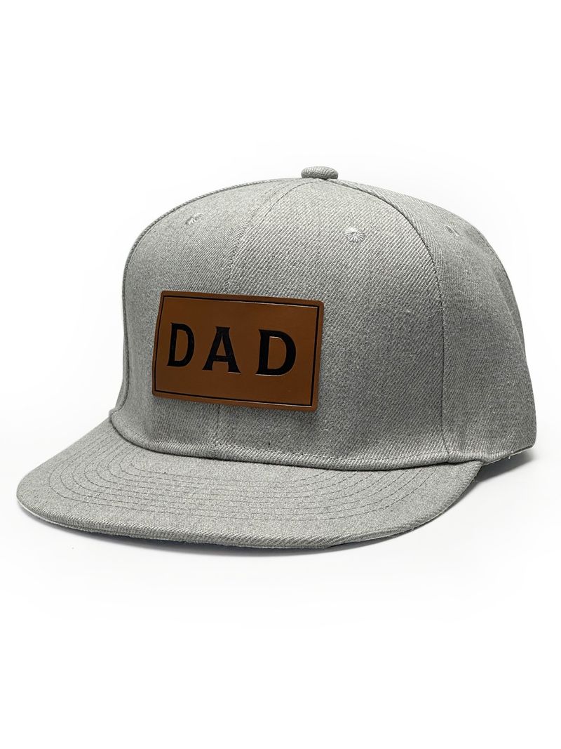 Unisex Leder Label Hut Personalisierte Baseball-Cap Papa Hut Leder Label Baseball-Cap_voghion.com