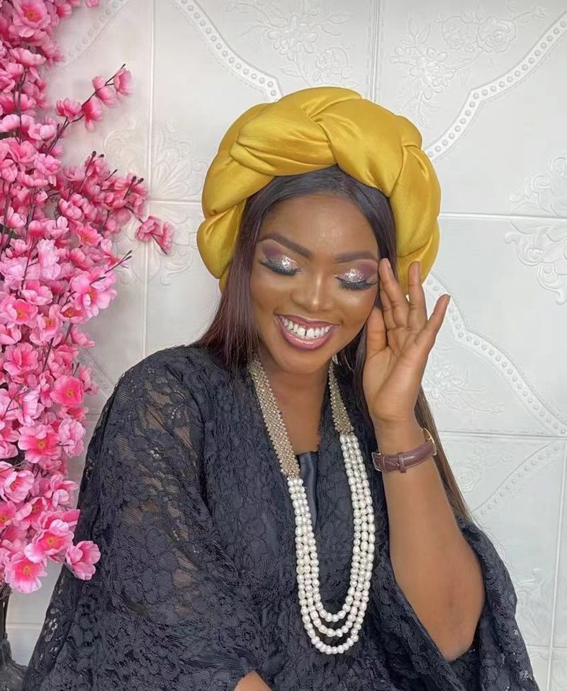 Sciarpe da donna, vendita calda, fascia per capelli con treccia di fiori in spugna decorativa esagerata, colore puro_voghion.com