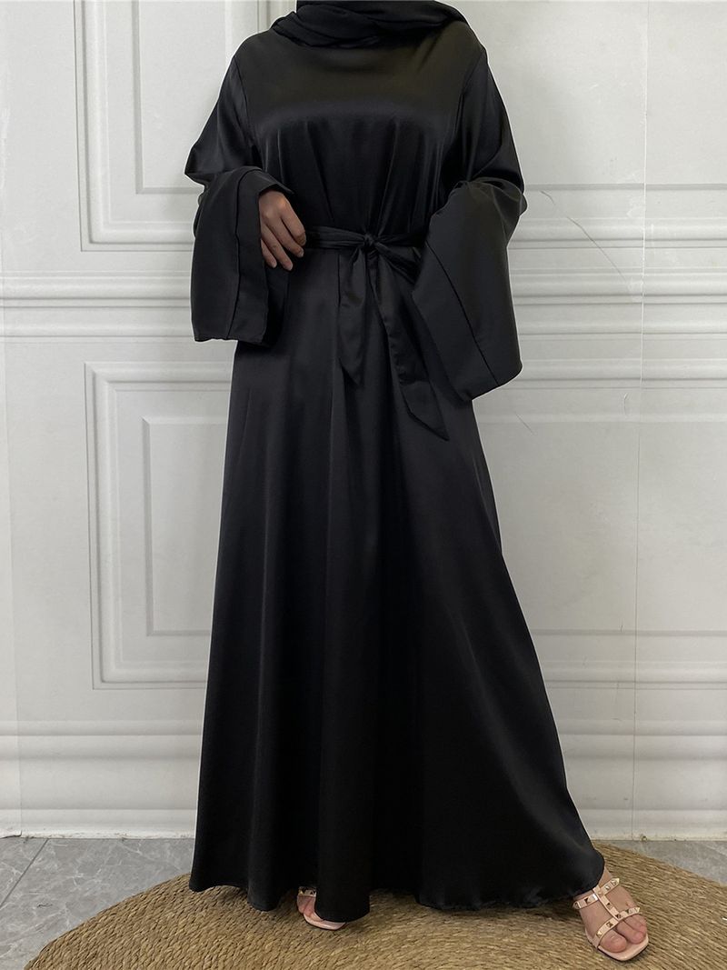Yeni Müslüman Türk Abayas Jalabiyat Kadın Ramazan Kıyafetleri Fas Kaftan Parti Uzun Elbise Arap Kaftan Saten Kadın Elbisesi_voghion.com