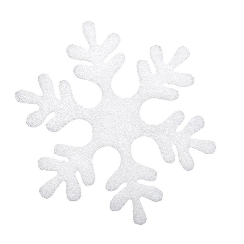 6 Pcs DIY foam White Snowflakes For Home Christmas Party New Year Xmas Tree Pendants Hanging Decoration Window Decoration_voghion.com