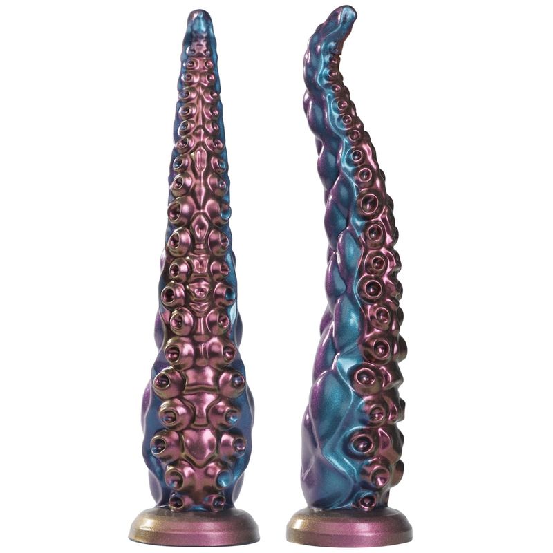 Giocattoli sessuali con dildo tentacolare Treediride - Giocattolo anale con potente ventosa da 10,6 pollici per la stimolazione del punto G e del punto P, enorme dildo anale in silicone_voghion.com