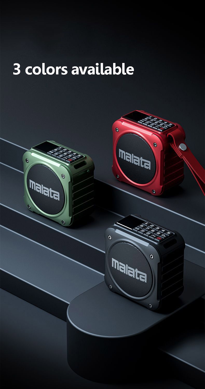 Mini Pocket Bluetooth Speaker Outdoor 8W High Power Soundbar Wireless MP3 Music Player Recorder Supports USB Dual TF_voghion.com