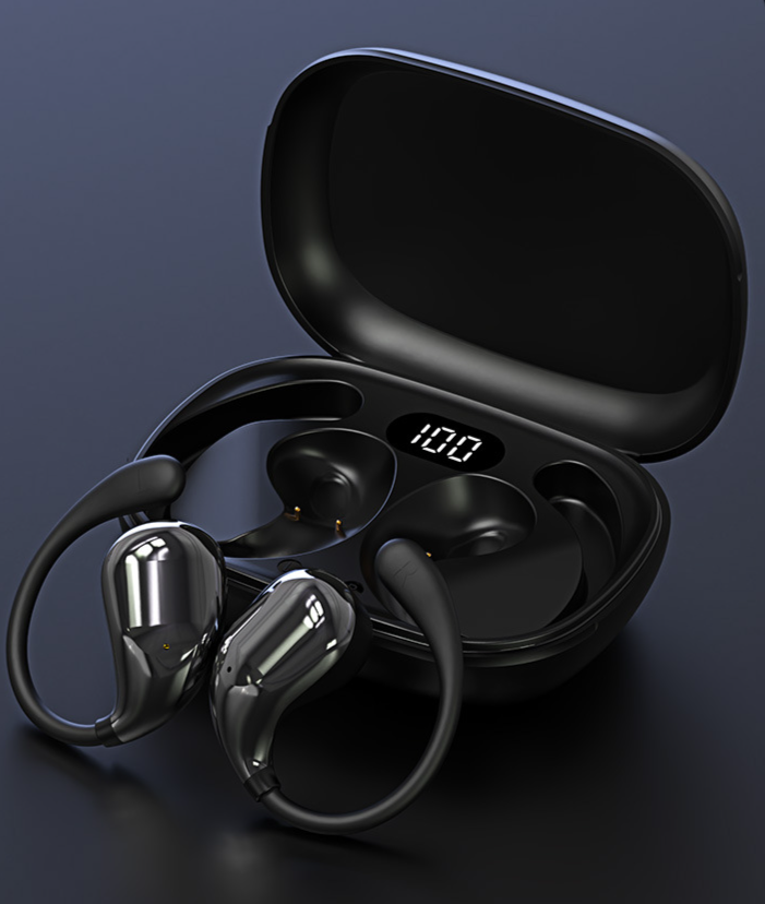 Nuovi auricolari sportivi OWS con cancellazione del rumore, auricolari aperti, wireless Bluetooth e batteria a lunga durata_voghion.com