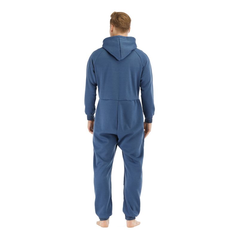 Underwear & Sleepwears Men's Heavyweight Fleece Jumpsuit - Cozy One-Piece Loungewear & Sleepwear For Home Comfort (Green, Black, Royal Blue, S-XXL)_voghion.com