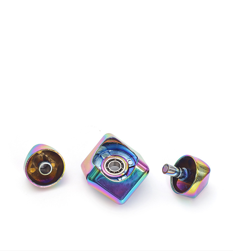 Decomprimați jucării Giroscoape colorate Giroscoape metalice Giroscoape pătrate colorate Giroscoape cu vârful degetelor Giroscoape cub Rubik_voghion.com