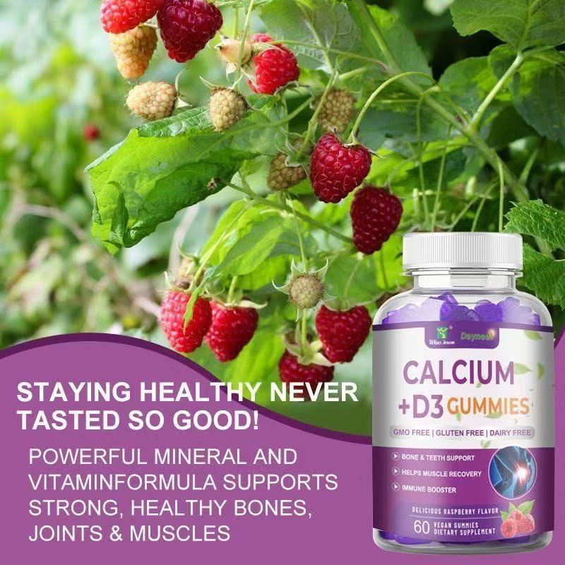 Dayneer Vitamina D3 Calciu Fructe și Legume Gume de Calciu_voghion.com