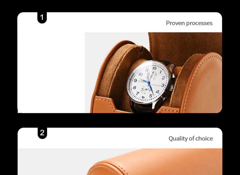Watch Box Watch Storage Box Business Trip Travel Packaging Box Portable Mechanical Quartz Watch Storage Box_voghion.com