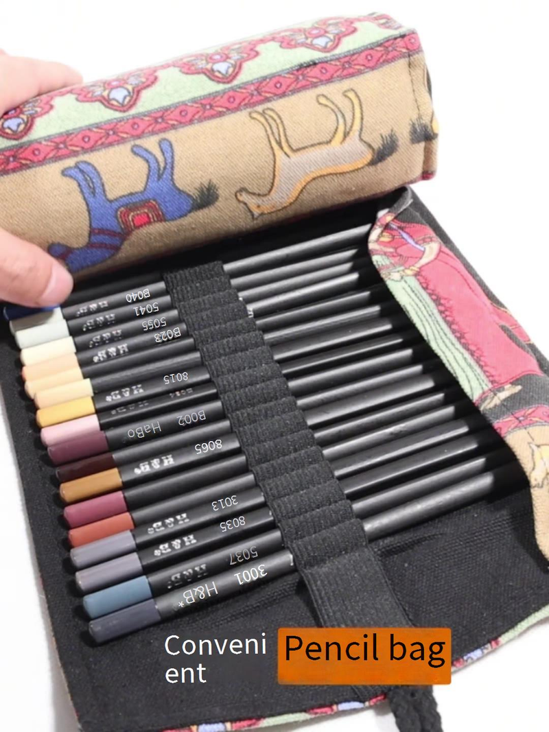 Professionelles 75-teiliges Buntstifte-Set aus schwarzem Holz auf Ölbasis – 72 leuchtende Farben für Künstler, Skizzieren und Zeichnen – Ideal für Anfänger_voghion.com