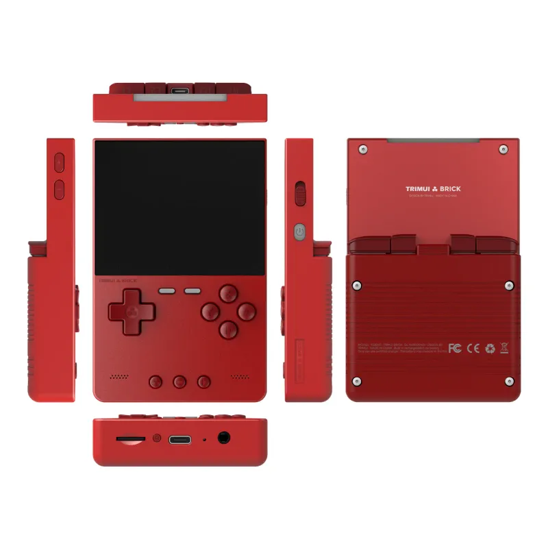 AMPOWN Trimui BRICK Portable Retro Video Games Consoles 3.2'' IPS Screen Handheld Game Players Emulator Linux System_voghion.com