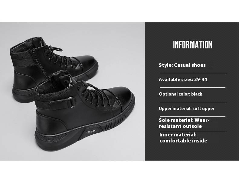 Spring Men's Martin Boots Outdoor Light Shoes British Style All Match Casual Trend Short Barrel Martin Boots_voghion.com