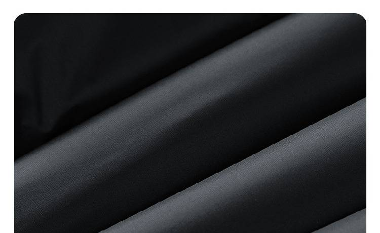 Herren-Baumwolljacke mit Stehkragen – Verdickter Wintermantel mit Kapuze und einfarbigem Design (Schwarz, S-3XL)_voghion.com
