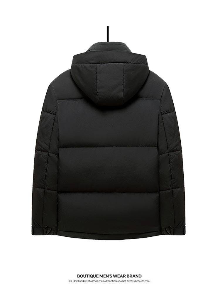 Herren-Winterjacke mit Graphen-Futter, winddichtes 3D-Design, verdickter warmer Mantel für kaltes Wetter, modischer, lässiger Kapuzenmantel mit Reißverschluss_voghion.com