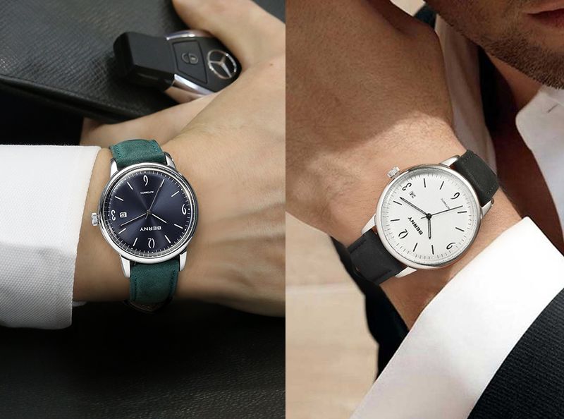 BERNY Automatic Watches For Men Fashion 20ATM Waterproof Super Luminous Mechanical Silver Watch Date Stainless Steel Sapphire Analog Wrist Watch_voghion.com