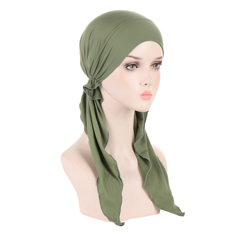 Cappelli da donna Nuovo cappello turbante a tesa larga multicolore Cappello curvo Cappello turbante Cappello da donna musulmano_voghion.com