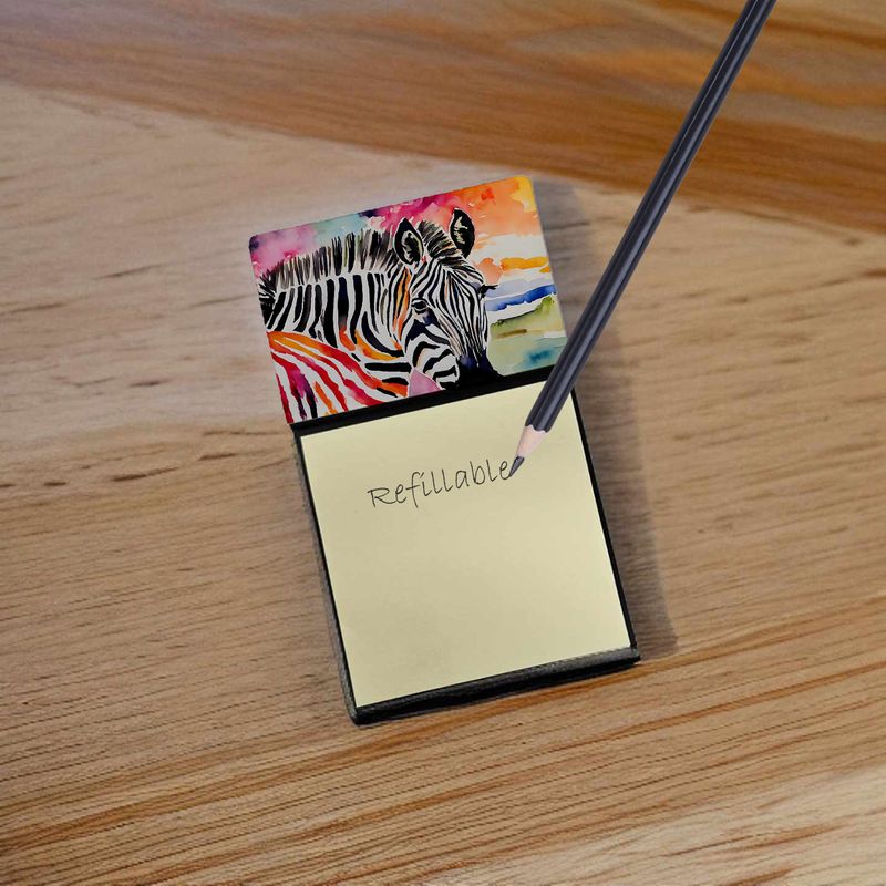 NEW Zebra Sticky Note Holder Refillable Dispenser Self-Sticky Note Pads, Memo Pads Blank Desk Accessories_voghion.com