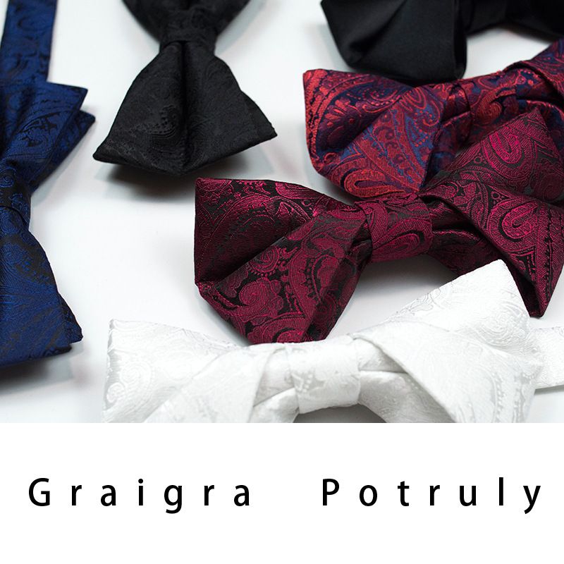 Cravatte e fazzoletti da uomo Piccoli all'ingrosso Paisley Papillon da uomo Set fazzoletto da taschino Sciarpa quadrata piccola personalizzata_voghion.com