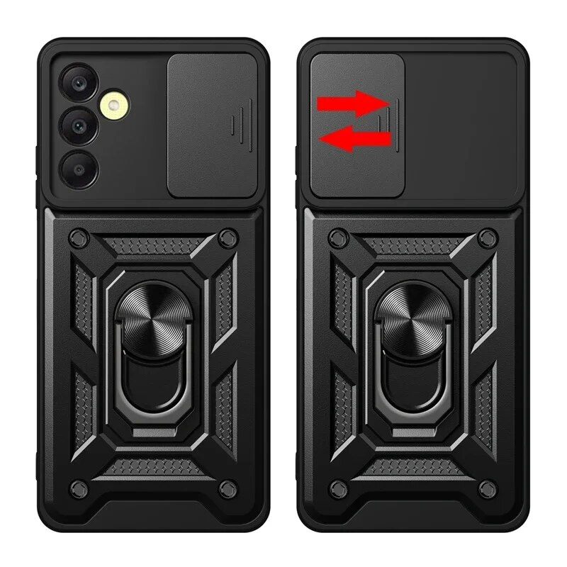 Armor Case For Samsung Galaxy A15 A25 A35 A55 5G A05 A05S A14 A24 A34 A54 A13 A33 A53 A73 Cover Ring Magnetic Holder_voghion.com