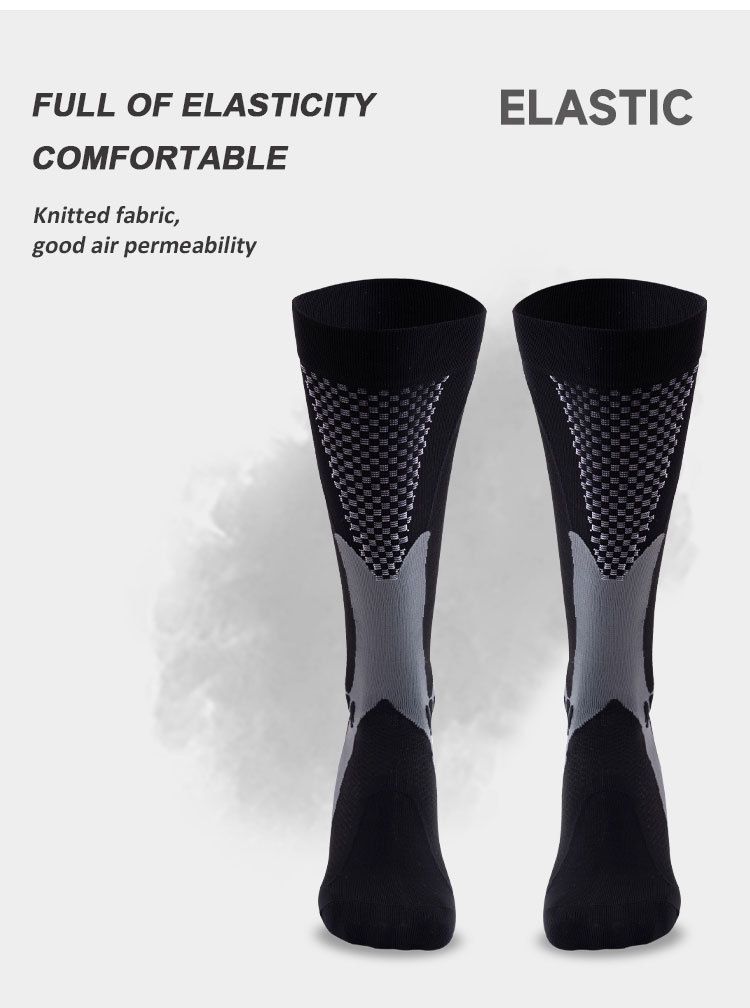 Compression socks calf socks men and women professional sports socks outdoor cycling fitness slimming elastic compression socks football socks_voghion.com