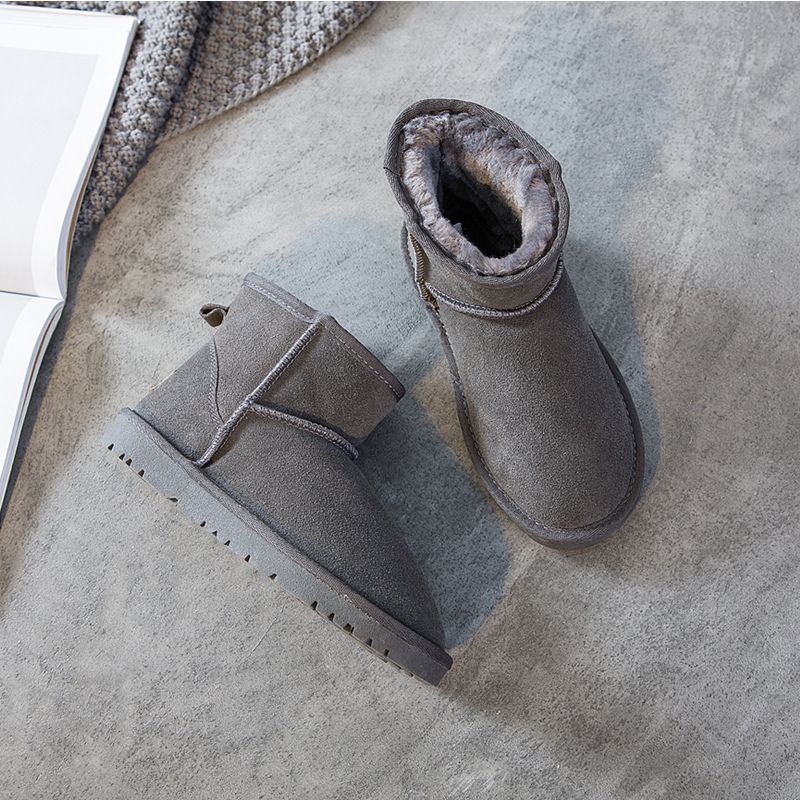 2025New Australian XLL А UG leather learning short men's and women's snow boots for winter_voghion.com
