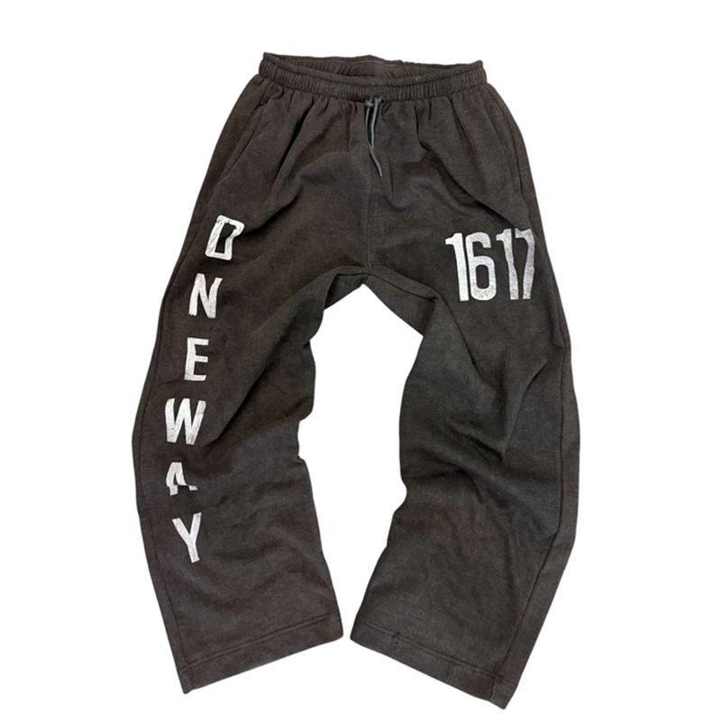 Set di felpa con cappuccio e pantaloni da jogging in stile streetwear retrò: pullover oversize con stampa e pantaloni coordinati_voghion.com