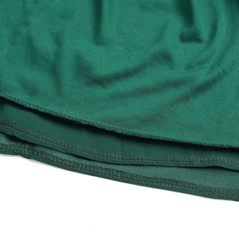 Elegantes Langarm-Maxikleid mit Strassverzierung, schlichtes muslimisches Abendkleid für Damen, A-Linien-Abendkleid in Übergröße (Grün/Violett/Schwarz)_voghion.com