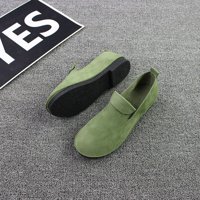 Modische Mori Girl Flats mit flachem Absatz und runder Spitze für Frühling und Herbst_voghion.com